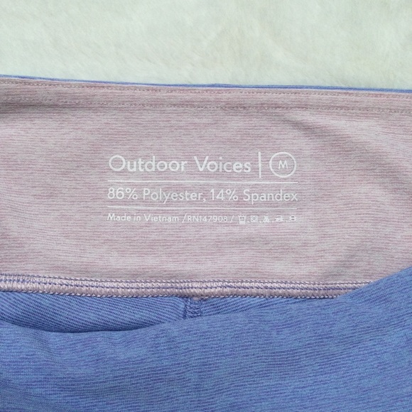 Outdoor Voices 7/8 Springs Leggings Tights Lilac Lavender Dahlia purple pink - Picture 5 of 9